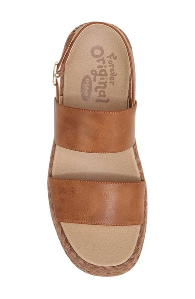 Shop Dr. Scholl's Delaney Braided Jute Platform Sandal In Honey - 200