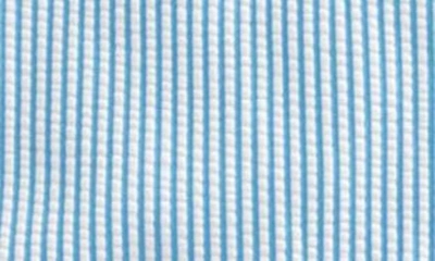 Mini Boden Embroidered Sunsafe Swimsuit Ivory Surfboard Blue Stripe Girls Boden