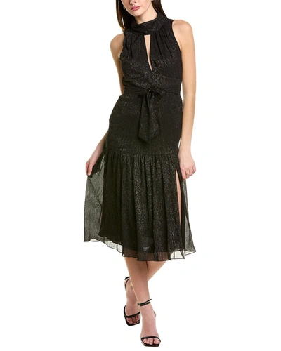 Shop Diane Von Furstenberg Ambrose Midi Dress In Black