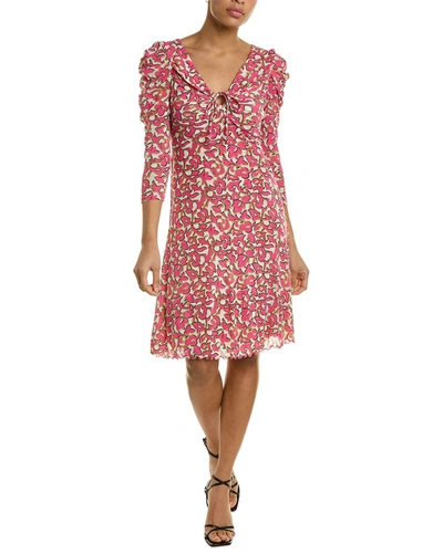 Shop Diane Von Furstenberg Merlot Dress In Pink