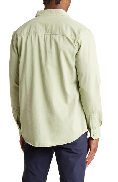 Ben Sherman Cotton Twill Shirt Jacket In Swamp | ModeSens