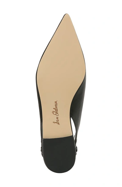 Shop Sam Edelman Whitney Pointed Toe Flat In Black