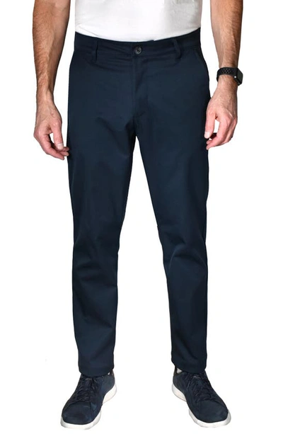 Shop Vintage 1946 Performance Flat Front Pants In Navy