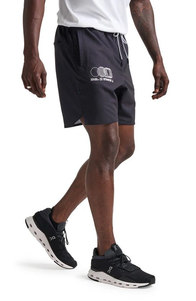 Stance Complex Sweat Shorts In Black/ Black