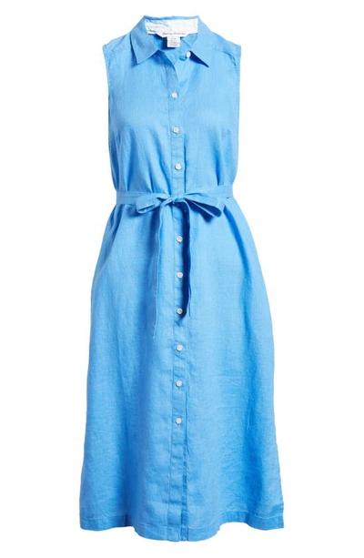 Shop Tommy Bahama Two Palms Linen Shirtdress In Mountain Bluebell