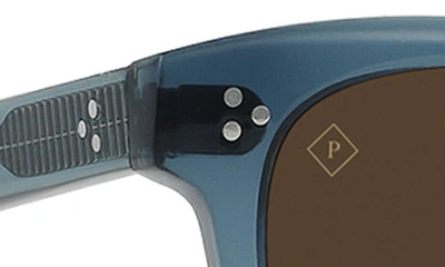 Shop Raen Squire 49mm Polarized Round Sunglasses In Absinthe/ Vibrant Brown Polar