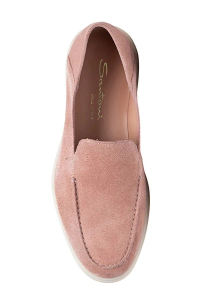 Shop Santoni Fatty Loafer In Pink-p24