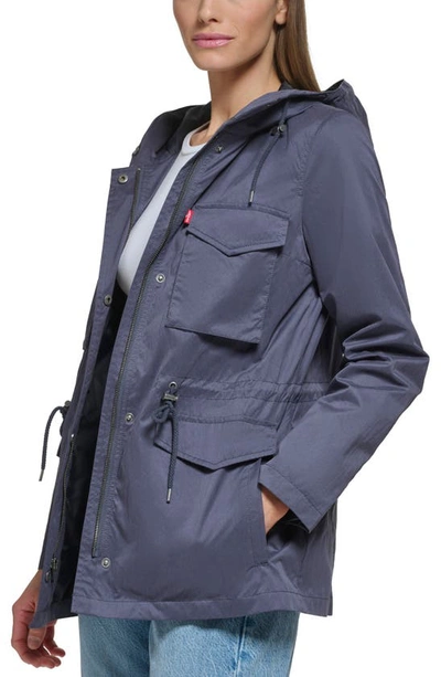 Shop Levi's Utility Hooded Jacket In Odyssey