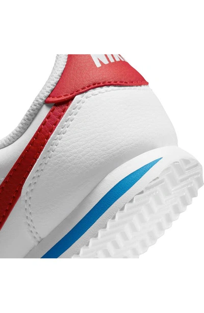 Shop Nike Cortez Sl Sneaker In White/ Varsity Red/ Black