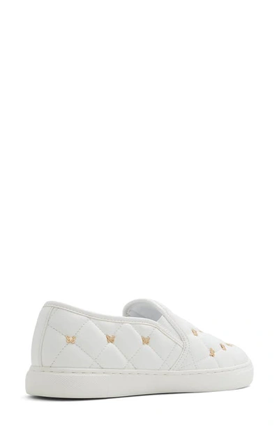 Aldo Frieswen Butterfly Quilted Slip-on Sneaker In White | ModeSens