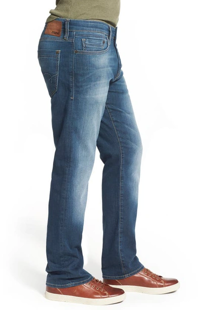 Mavi Jeans Myles Straight Leg Jeans In Shaded Williamsburg