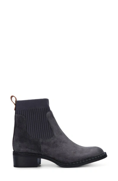 Shop Gentle Souls By Kenneth Cole Best Chelsea Boot In Charcoal Suede
