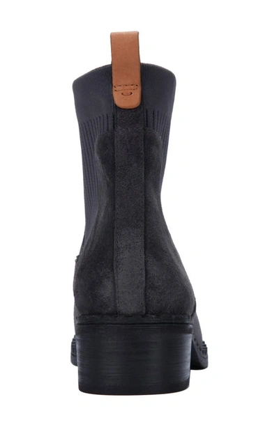 Gentle Souls By Kenneth Cole Best Chelsea Boot In Charcoal Suede
