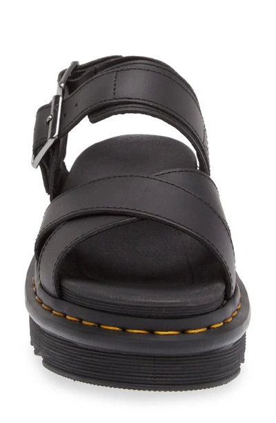 Shop Dr. Martens' Voss Ii Strappy Platform Sandal In Black