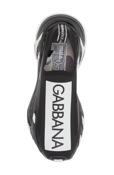 Dolce & Gabbana Sorrento Slip-on Sneakers In Black