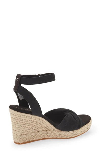 Shop Toms Marisela Wedge Sandal In Black