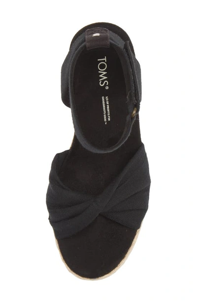 Toms Marisela Wedge Sandal In Black