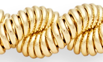 Nordstrom Twisted Flexible Cuff Bracelet In Gold