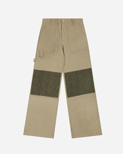 Shop (d)ivision Knee Patch Pants In Brown