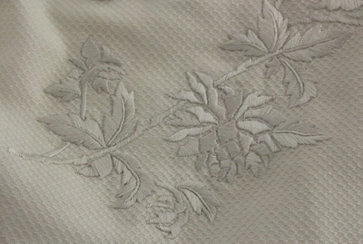 Shop Andrea Incontri White Cotton Floral Embroidery Women's Skirt