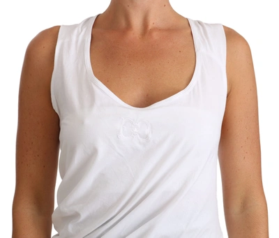 Shop Cavalli White Top Tank  T-shirt Women's Jersey