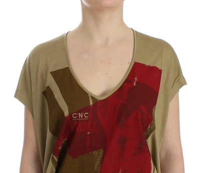 Shop Costume National Green Print Shortsleeve Women's T-shirt