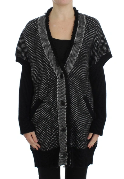 Shop Dolce & Gabbana Gray Knitted Cashmere Women's Cardigan