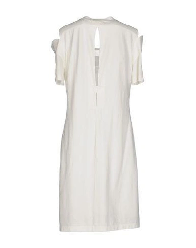 Shop Maison Margiela Short Dresses In White
