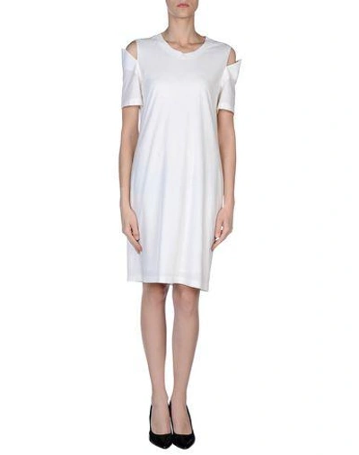 Shop Maison Margiela Short Dresses In White