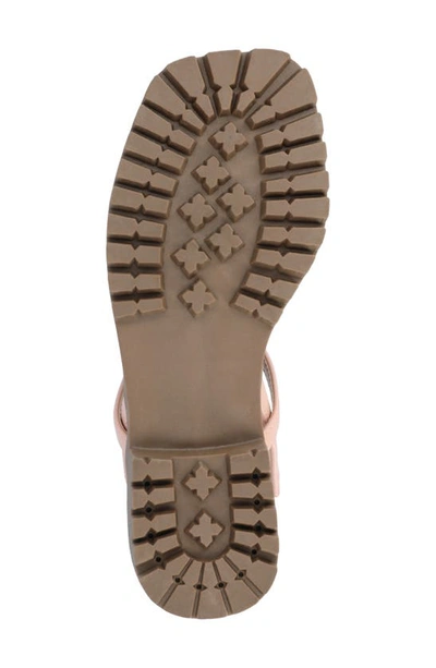 Shop Journee Collection Nylah Sandal In Rose