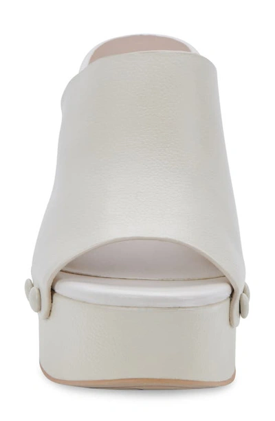 Shop Dolce Vita Emol Platform Sandal In Ivory Leather