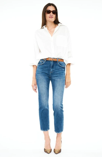 Shop Pistola Monroe High Waist Crop Cigarette Jeans In Indio