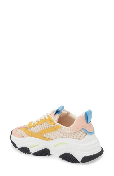 Steve Madden Possession Sneaker In Yellow Multi