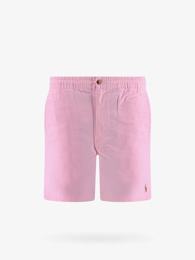 Shop Polo Ralph Lauren Bermuda Shoerts In Pink