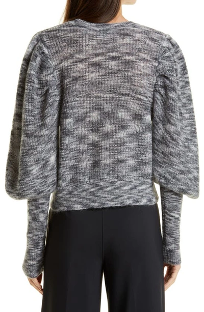 Shop Ted Baker Valma Juliet Sleeve Sweater In Dark Grey