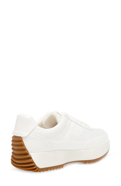 Dolce Vita Bettie White Lace-up Sneakers In White