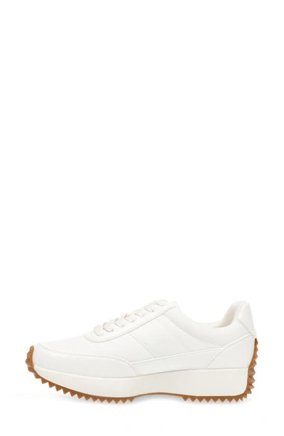 Dolce Vita Bettie White Lace-up Sneakers In White