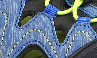 Shop Northside Burke 4.0 Water-resistant Sandal In Blue/ Volt