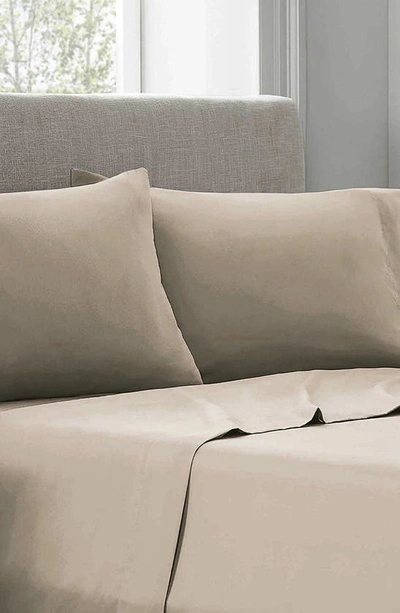 LINUM HOME TEXTILES LINUM HOME TEXTILES 400 THREAD COUNT LUXURY SOLID SATEEN KING PILLOWCASE 