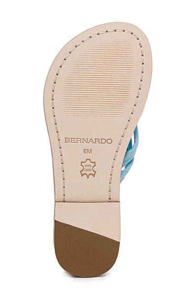Shop Bernardo Footwear Bernardo Miami Sandal In Sky Antique Calf