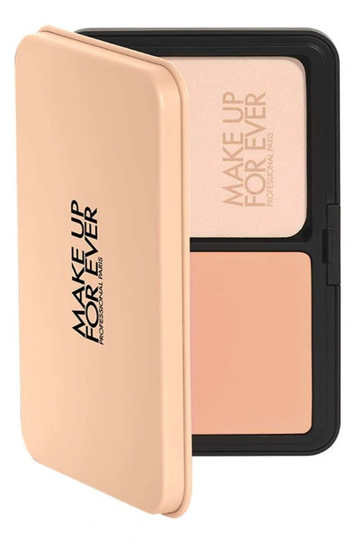 Shop Make Up For Ever Hd Skin Matte Velvet 24 Hour Blurring & Undetectable Powder Foundation In 1r12 Cool Ivory