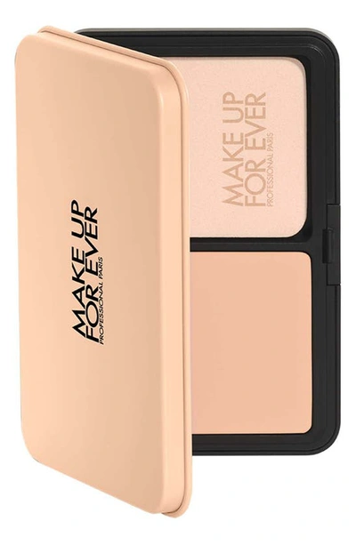 Shop Make Up For Ever Hd Skin Matte Velvet 24 Hour Blurring & Undetectable Powder Foundation In 1r02 Cool Alabaster