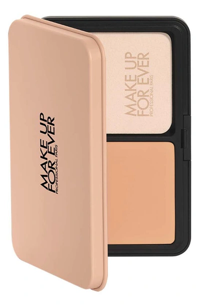 Shop Make Up For Ever Hd Skin Matte Velvet 24 Hour Blurring & Undetectable Powder Foundation In 2n34 Honey