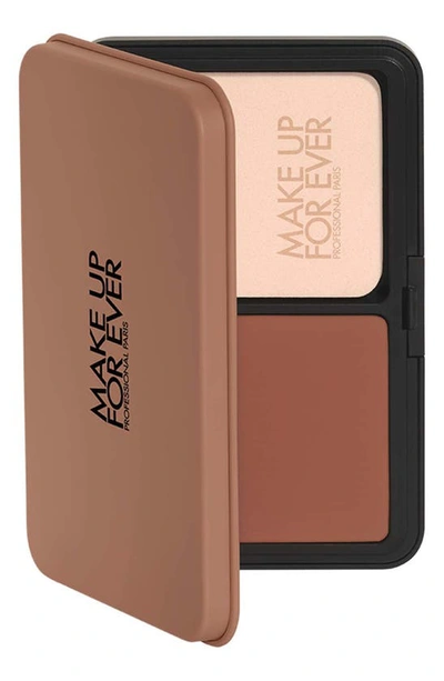 Shop Make Up For Ever Hd Skin Matte Velvet 24 Hour Blurring & Undetectable Powder Foundation In 4n74 Espresso