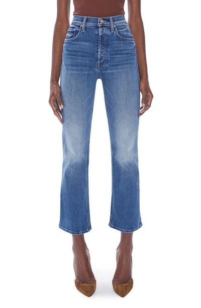 Shop Mother The Tripper High Waist Ankle Bootcut Jeans In Healing Jar