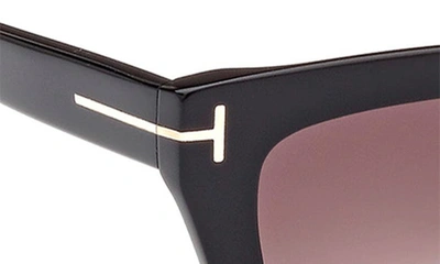 Tom Ford Winona 53mm Gradient Cat Eye Sunglasses In Neutral