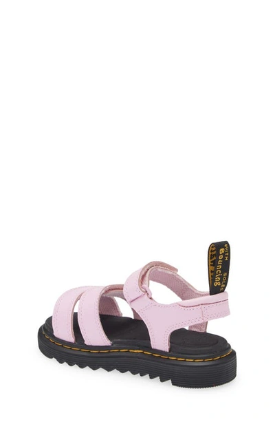 Shop Dr. Martens' Kids' Klaire Sandal In Pale Pink