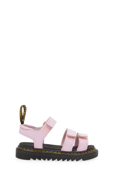 Shop Dr. Martens' Dr. Martens Kids' Klaire Sandal In Pale Pink