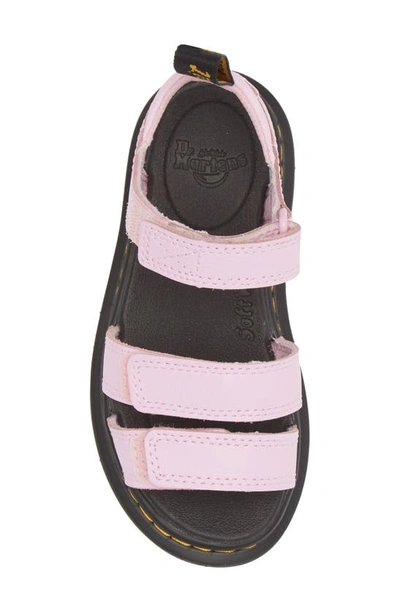 Shop Dr. Martens' Kids' Klaire Sandal In Pale Pink