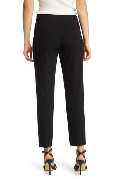 Shop Hugo Boss Tilunara Slim Fit Ponte Knit Pants In Black